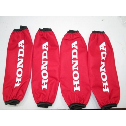 Osłony amortyzatorów Czerwone Honda Rincon Rubicon Fourtrax Rancher